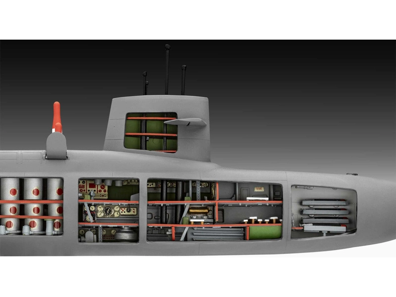 Revell S.S.B. Abraham Lincoln with Interior (1:253)