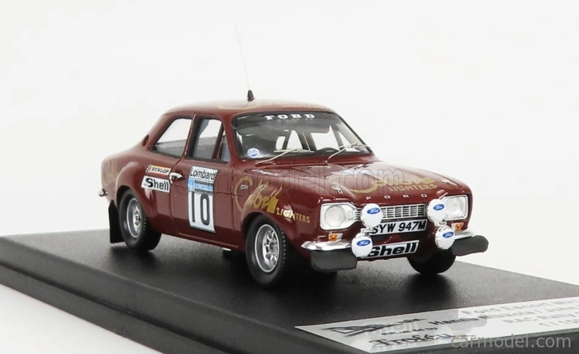 Trofeu Ford england Escort Mki (night Version) N 10 Rally Rac Lombard 1974 H.mikkola - J.davenport 1:43 Brown