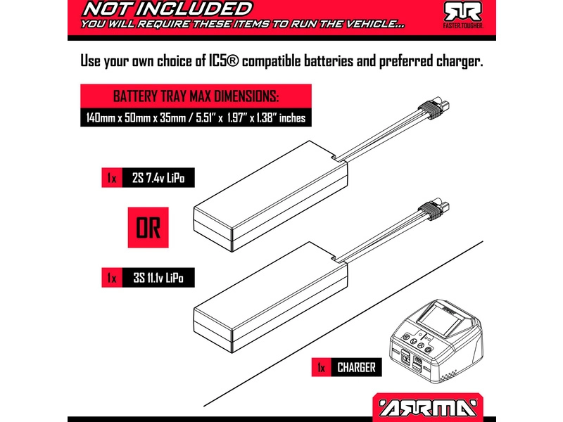 RC auto Arrma Vorteks 223S BLX DSC 2WD 1:10 RTR, žlté