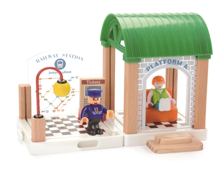 2Kids Toys Vláčikodráha Mesto a dedina 200 kusov