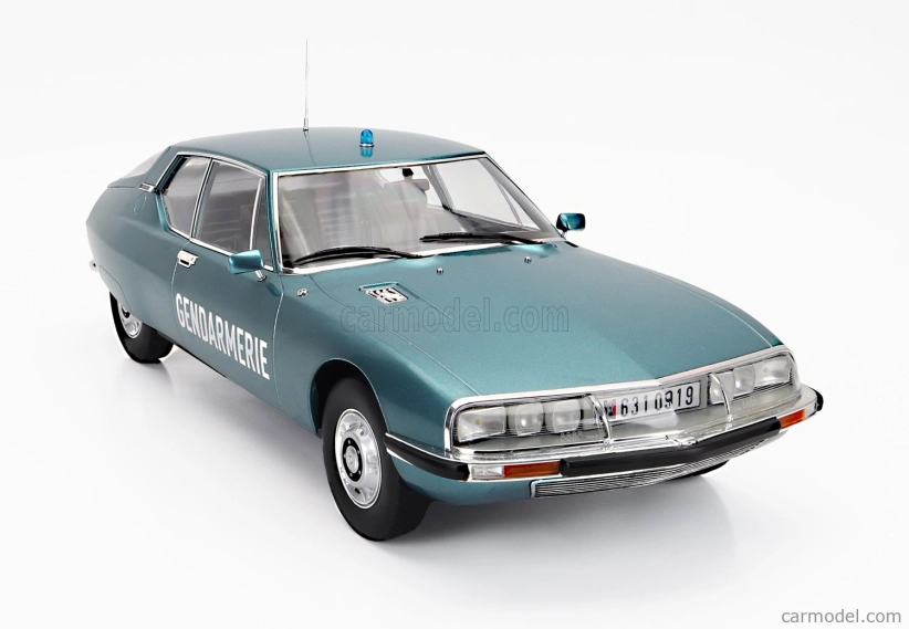 Norev Citroen Sm Maserati Gendarmerie 1973 1:12 Svetlomodrá