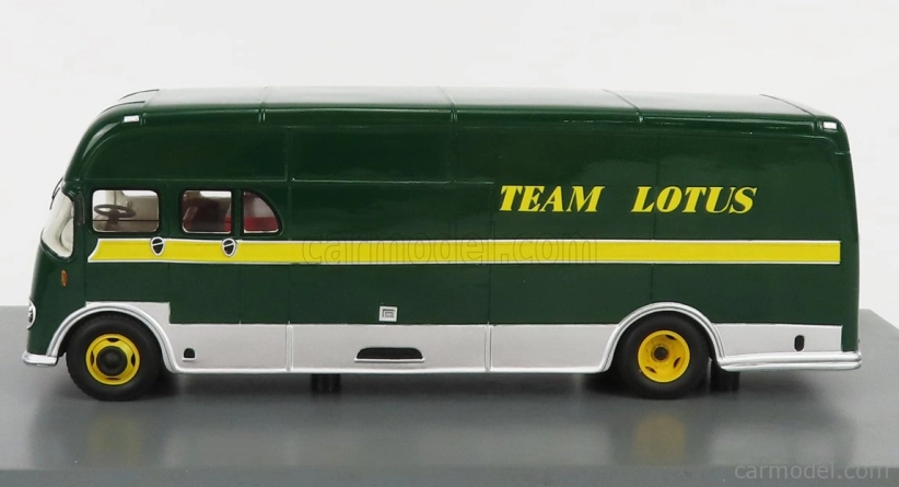 Spark-model Bedford Truck Team Lotus Car Transporter 1961 1:43 Zelená Žlutá Stříbrná
