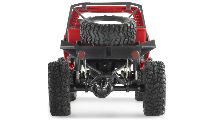 RC stavebnica pick-up trucku, červená