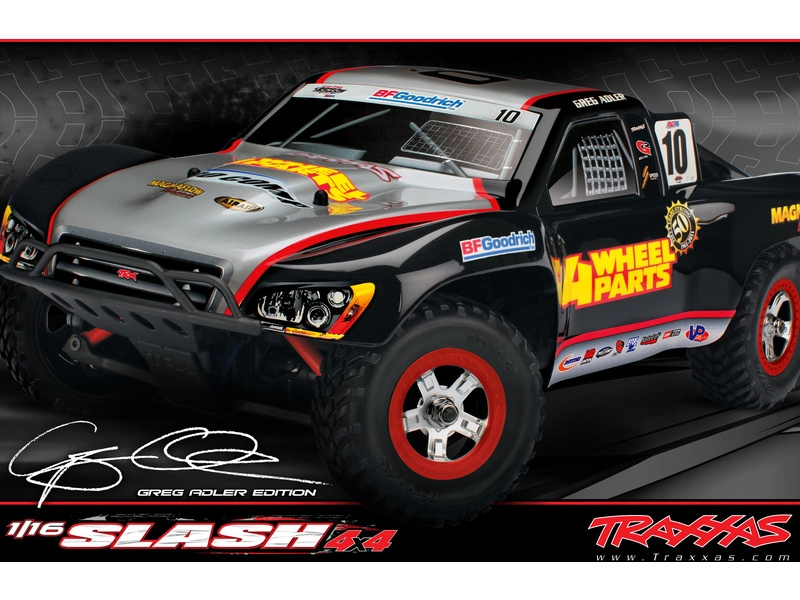 RC auto Traxxas Slash 1:16 RTR, Mark Jenkins