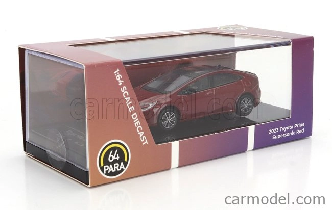 Paragon-models Toyota Prius Lhd 2023 1:64 Red Met