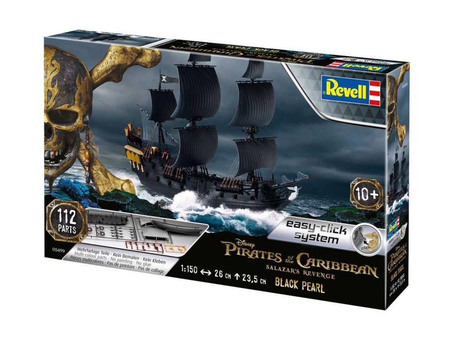 EasyClick loď 05499 – Black Pearl (1:150)