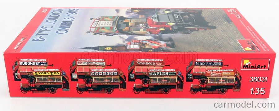 Miniart General Omnibus B-type London Autobus 1919 1:35 /