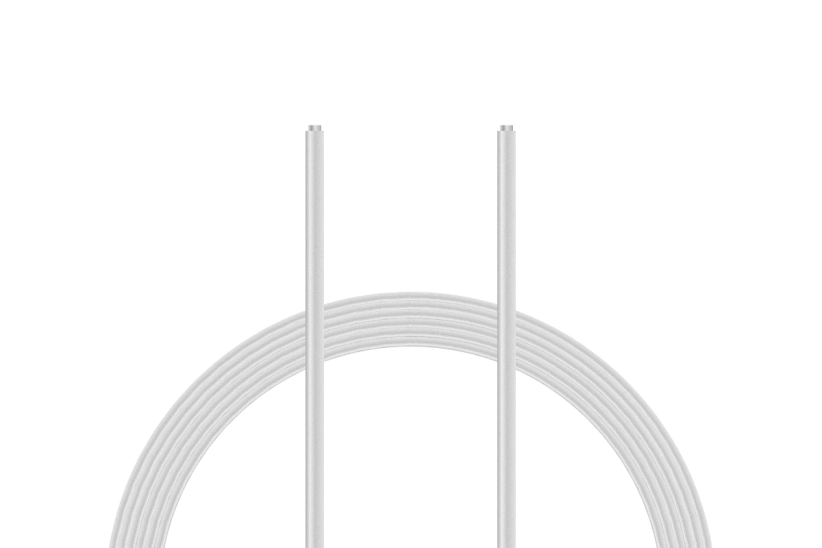 Kabel PVC 0.055mm2 10m (bílý)