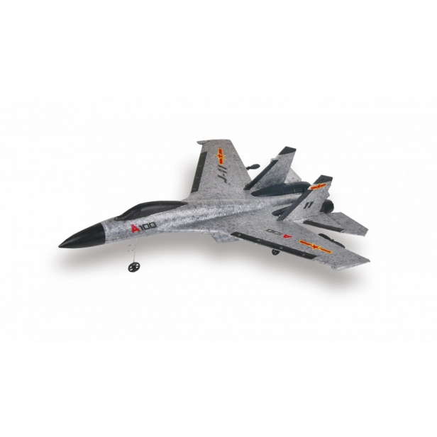RC letadlo J-11 replika SU-27 6G Gyro RTF, šedá