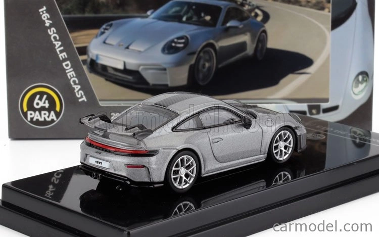 Paragon-models Porsche 911 992-2 Gt3 Coupe Lhd 2024 1:64 Strieborná