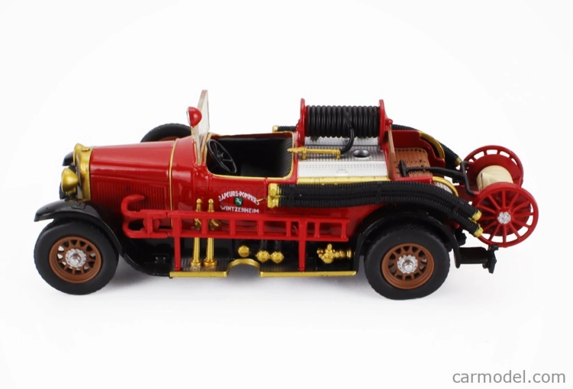Edicola Delahaye Type 92 Spider Sdis De Wintzenheim Fire Engine 1926 1:43 Červená čierna