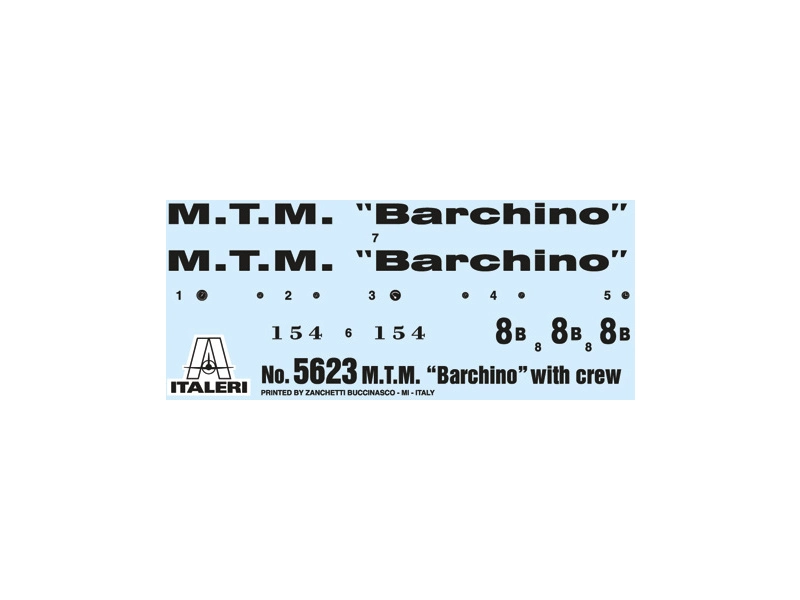 Italeri M.T.M. „Barchino“ with crew (1:35)