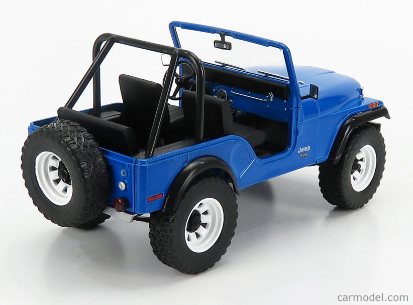 Greenlight Jeep Cj-5 Open 1972 - Mork & Mindy 1:18 Blue