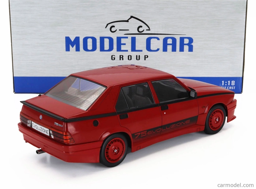 Mcg Alfa romeo 75 Turbo Evoluzione 1987 1:18 červená
