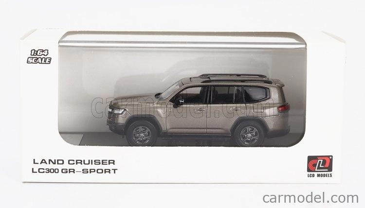 Lcd-model Toyota Land Cruiser Lc300-gr Sport 2022 1:64 Gold