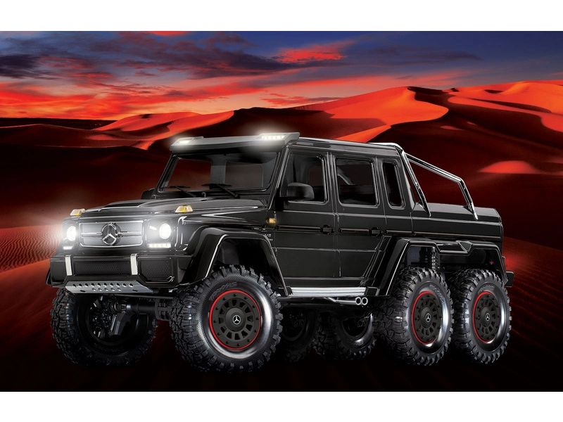 RC auto Traxxas TRX-6 Mercedes G 63 6x6 1:10 TQi RTR, černá