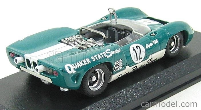 Najlepší model Lola T70 Spider N 12 Las Vegas 1967 1:43 Zelená
