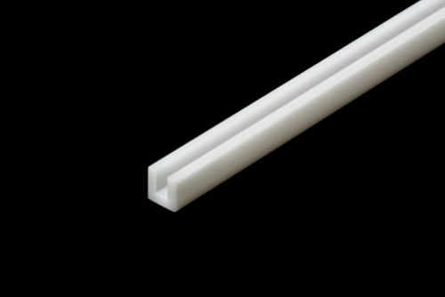 108/70202 Profil Plast 3 mm "U", 40cm, 5ks