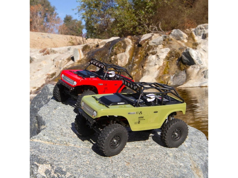 RC auto Axial SCX24 Deadbolt 1:24 4WD RTR, zelené