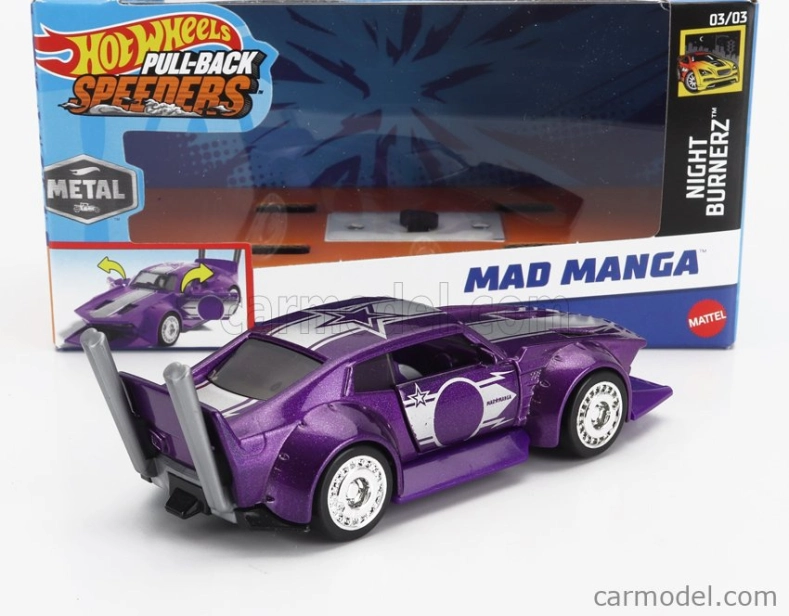 Mattel hot wheels Speeders Mad Manga 1:43 Purple