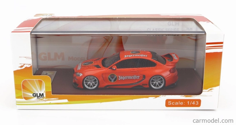 Glm-models BMW radu 2 M235i Darwinpro Mtc Black Sails Widebody 2015 1:43 Jagermeister Orange