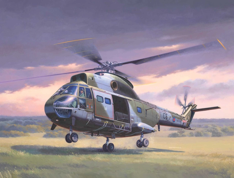 Plastic ModelKit vrtuľník 03758 - SA 330/Westland Puma HC.1 (1:32)