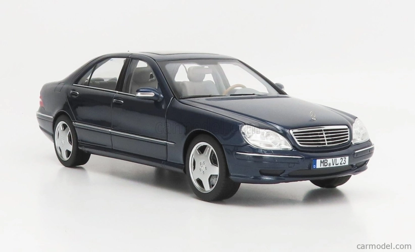Norev Mercedes Benz S-class S55 Amg (w220) 2000 1:18 Blue Met