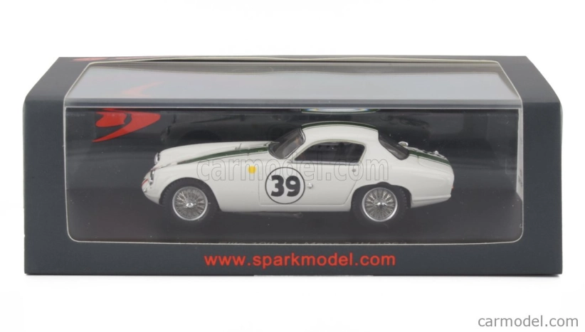 Spark-model Lotus Elite Team Elite N 39 24h Le Mans 1963 Pat Ferguson - John Wagstaff 1:43 Biela Čierna