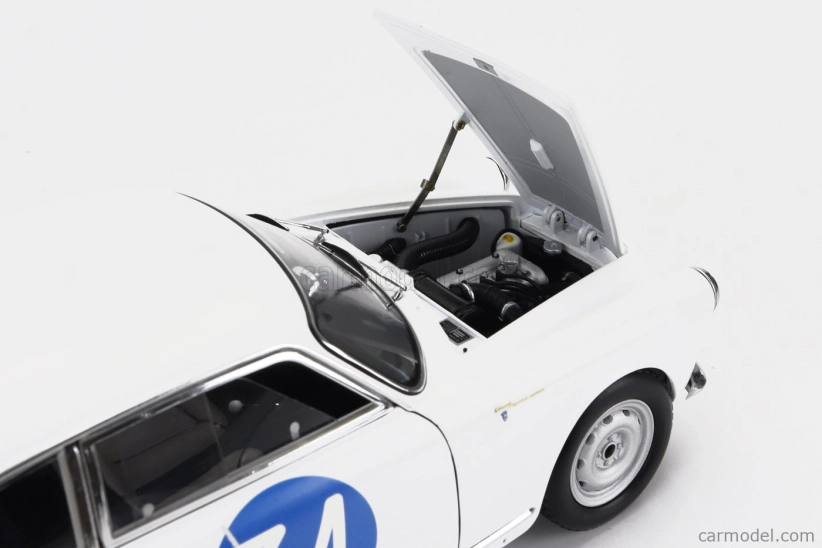 Kyosho Alfa romeo Giulietta Sv Sprint Veloce N 34 Targa Florio 1960 Emanuele - Aldebaran (checco D'angelo) 1:18 Biela