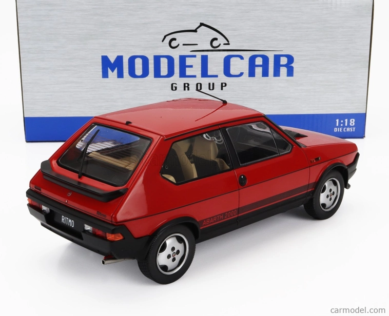 Mcg Fiat Ritmo Abarth 125tc 1980 1:18 Červená