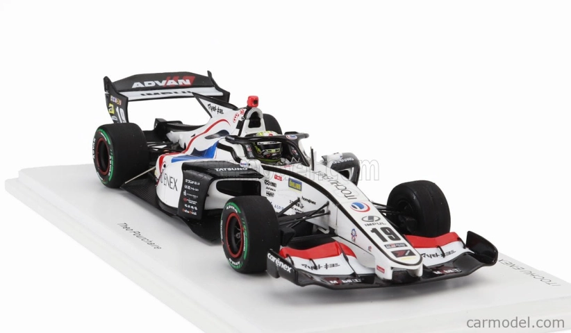 Spark-model Dallara Sf23 Trd 01f Team Enex Impul N 19 Super Formula Season 2024 Theo Pourchaire 1:43 Bílá Černá Červená