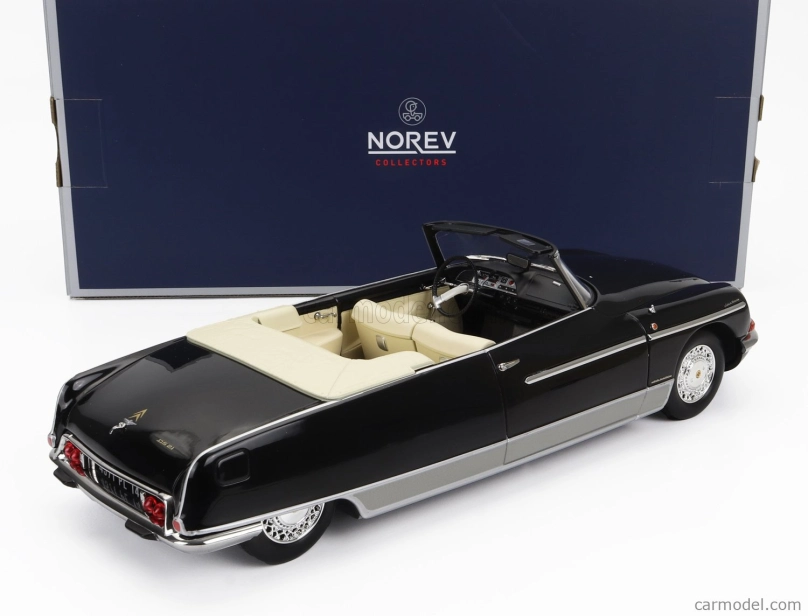 Norev Citroen Ds21 Palm Beach Cabriolet 1968 1:18 Black