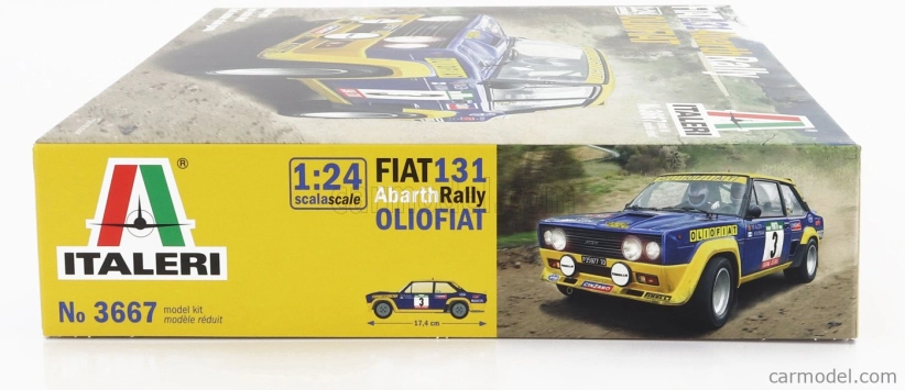 Italeri Fiat 131 Abarth Olio Fiat N 3 1976 M.alen - I.kivimaki 1:24 /
