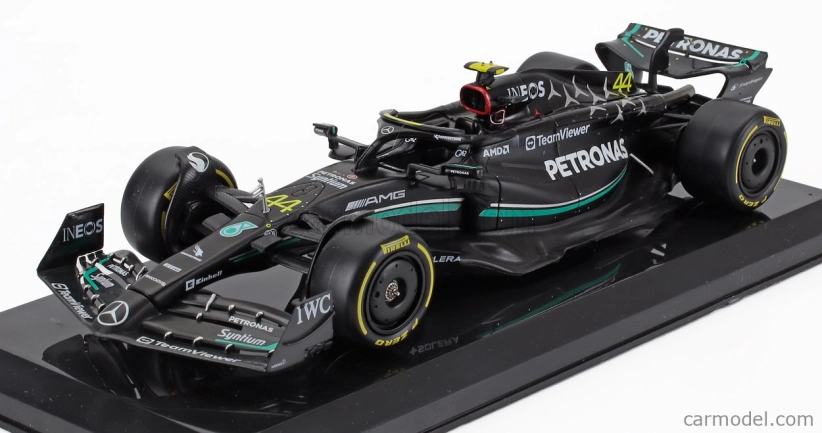 Edicola Mercedes gp F1 W14 Team Mercedes-amg Petronas Formula One N 44 Season 2023 Lewis Hamilton - Blister Box 1:24 Black