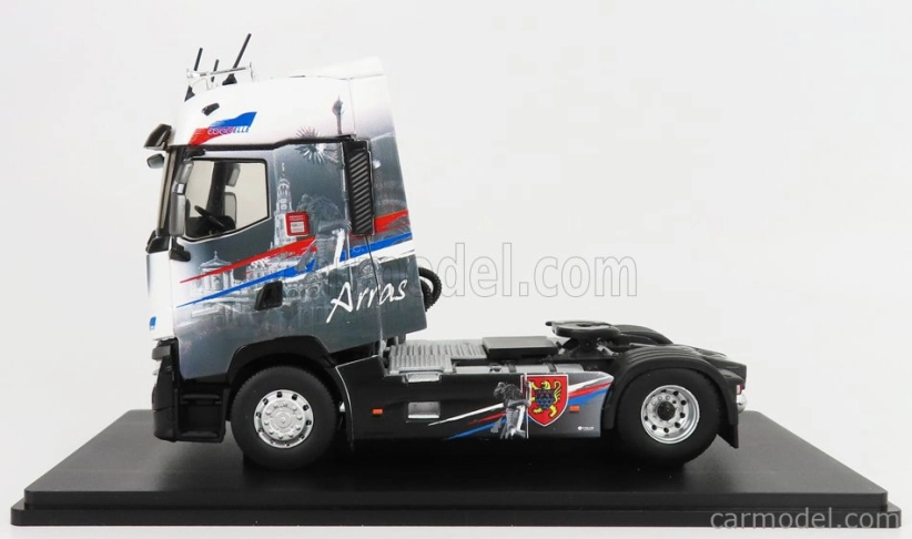 Eligor Renault T-line Vysoký ťahač Arras 2-assi 2021 1:43 Sivá biela