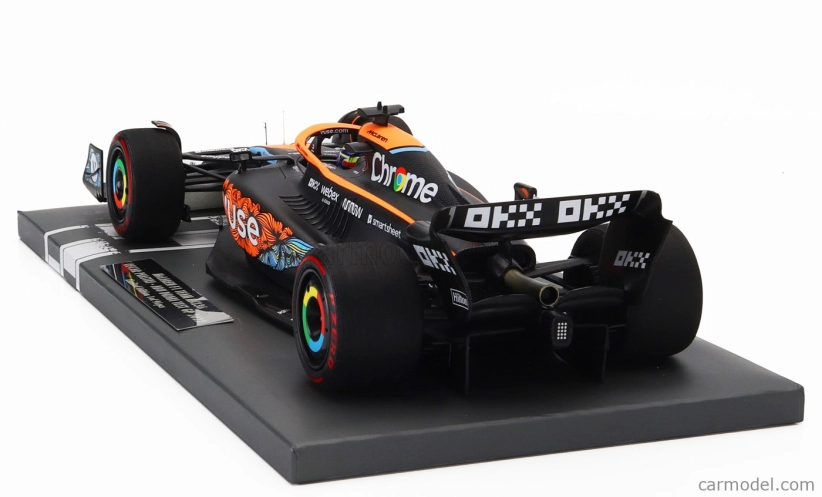 Minichamps Mclaren F1 Mcl36 Team Mclaren N 28 Test Abu Dhabi 2022 Oscar Piastri 1:18 Oranžová svetlo modrá