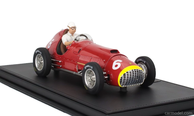 Gp-replicas Ferrari F1  375 N 6 2nd Spanish Gp (with Pilot Driver) 1951 Jose Froilan Gonzalez 1:18 Red