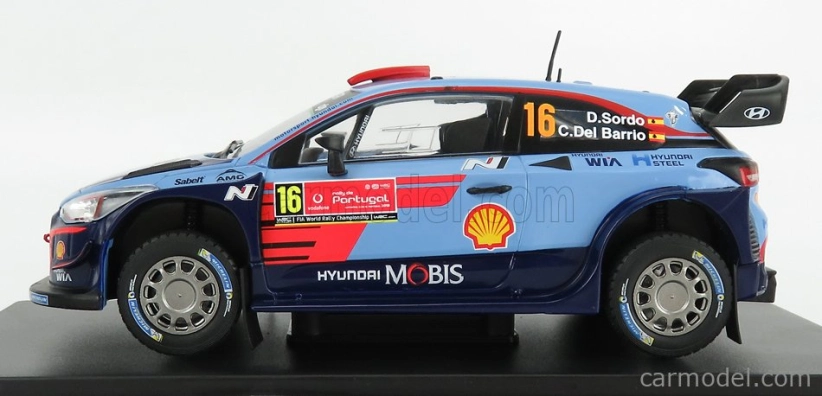 Edicola Hyundai I20 Wrc N 16 Rally Portugal 2018 Dani Sordo - Carlos Del Bario 1:24 2 Tones Blue Red