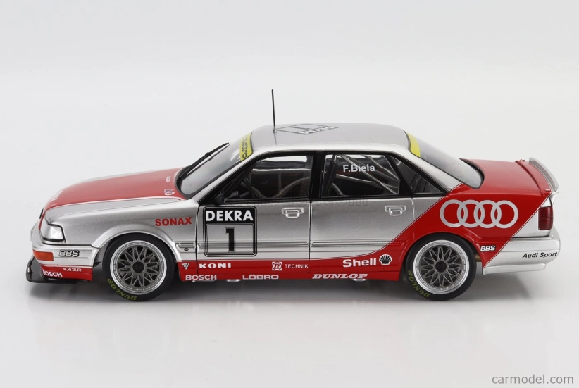 Werk83 Audi Quattro V8 Team Azr N 1 Dtm Sezóna 1992 Frank Biela 1:18 Strieborná červená