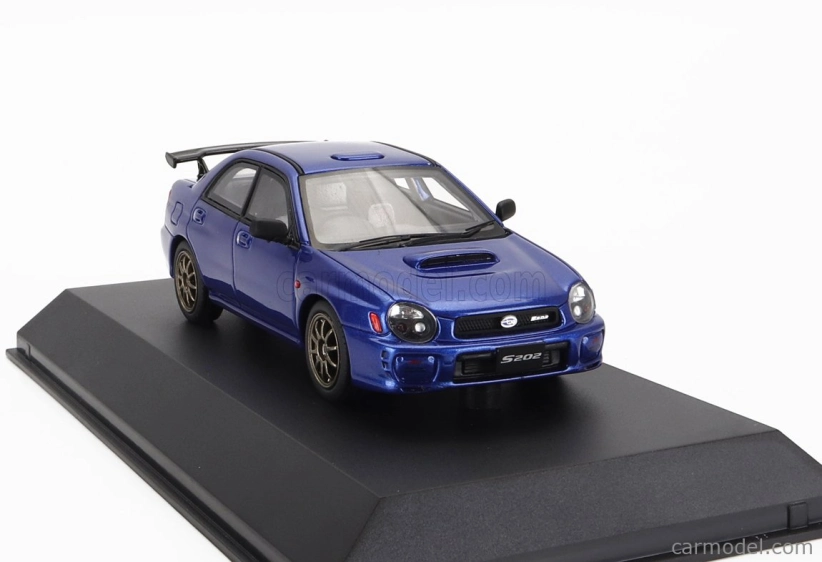 Kyosho Subaru Impreza (s202) 2002 1:43 Modrá