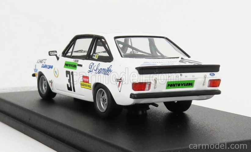 Trofeu Ford england Escort Mkii Rs 2000 N 31 2nd Rally Vila Do Conde 1981 F.gaspar 1:43 White