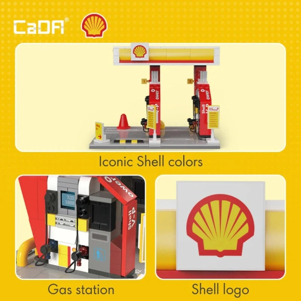 Stavebnice Čerpací stanice Shell | RCprofi.cz
