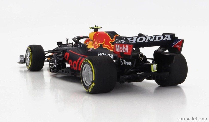 Minichamps Red bull F1  Rb16b Honda Ra620h Team Red Bull Racing N 11 3rd Mexico Gp 2021 Sergio Perez 1:18 Matná Modrá Žlutá Červená