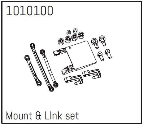 HBP240234 - (1010100) Mount & Link Set - PRO Crawler 1:18