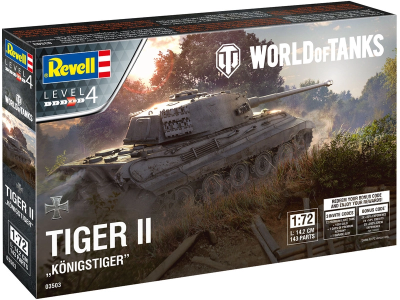 Revell Tiger II Ausf. B „Königstiger“ (1:72) (World of Tanks)