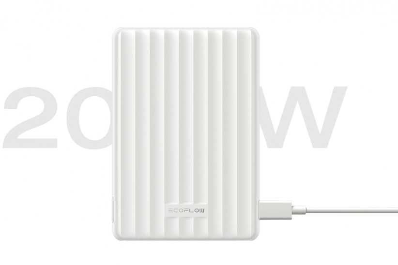 Magnetická power banka EcoFlow RAPID (5000 mAh)- biela