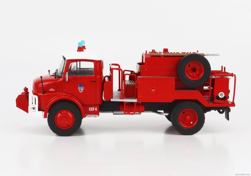 Edicola Mercedes benz Laf 911 Camiva Cisterna Sapeurs Pompiers Francúzsko 1973 1:43 Červená biela