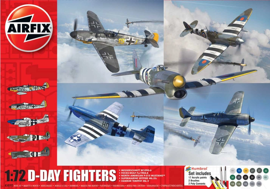 Airfix D-Day Fighters (1:72) (darčeková súprava)