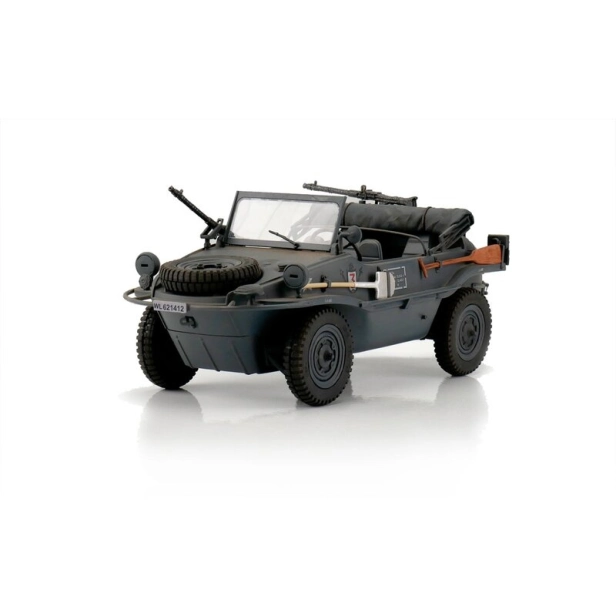 RC obojživelné auto RC VW Schwimmwagen T166, sivé