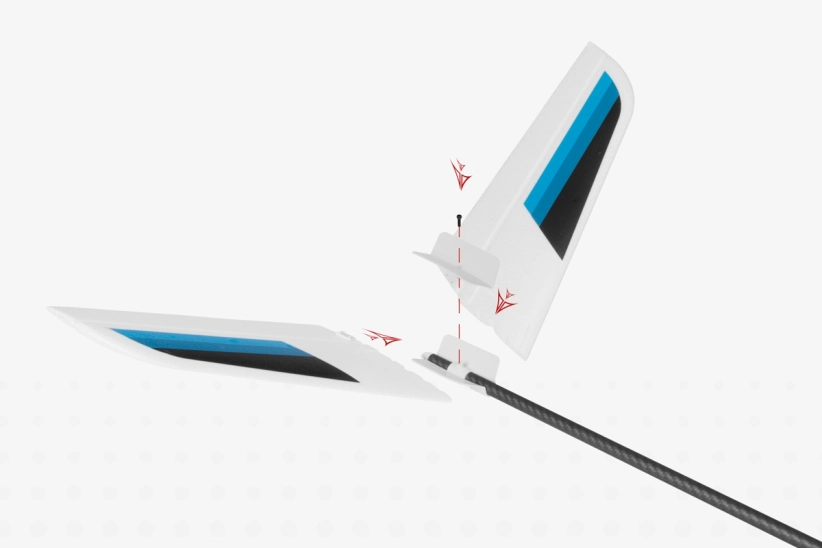 RC letadlo KAVAN Falke 1800mm ARF, červená